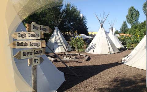 Indianerfreizeit_Crow River Tipi Camp